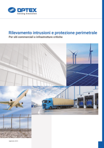 Catalogo protezioni perimetrali Optex