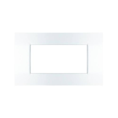 [6970597461048/0793541334870 - Placca 4P metallo AIR bianco] CBM7004-1