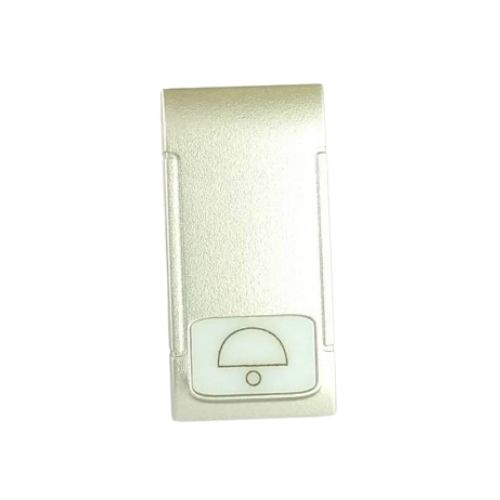 [Cover pulsante campanello INT-LGT argento] 872A