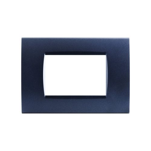 [6970597461499/0793541330223 - Placca 3P tecnopolimero INT-LGT blu navy] 8003-10
