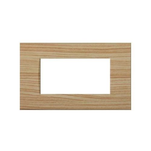 [6970597461277/0793541330445 - Placca 4P tecnopolimero INT-LGT abete] 8004-17