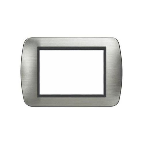 [6970311029868 - Placca 3P metallo INT-LGT argento] 8803-05