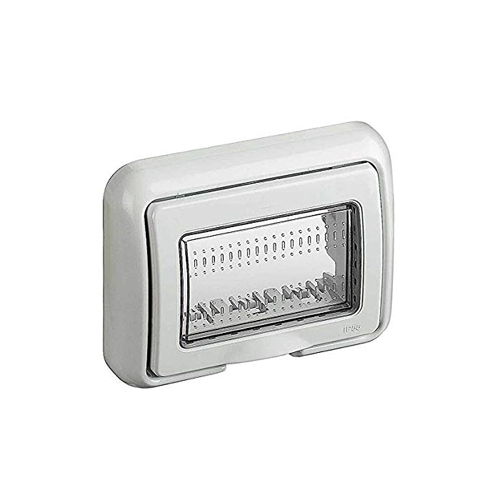 [Placca idrobox 3P IP55 MTX bianco] S5003B