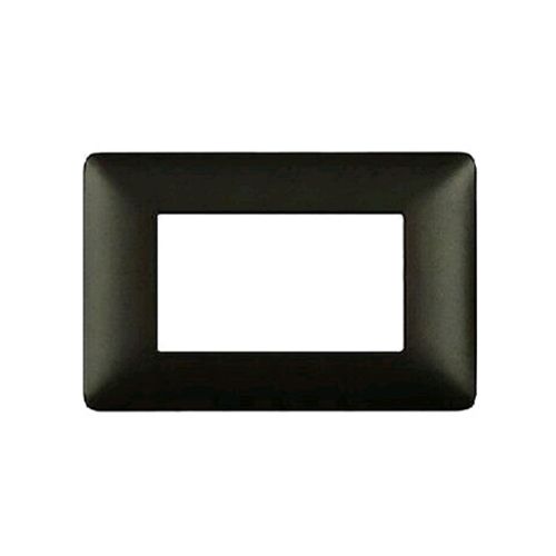 [6970311027345 - Placca 4P tecnopolimero MTX nero] M8004-02