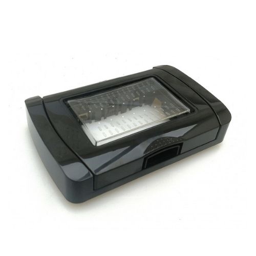 [Placca idrobox 3P IP55 VMR-PLN nero] S6003N