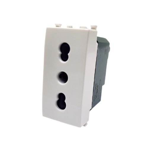 [Presa bivalente 10A/16A VMR-PLN bianco] 618B