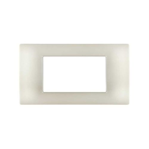 [6970597464247 - Placca 4P tecnopolimero VMR-PLN grigio chiaro] M6004-04