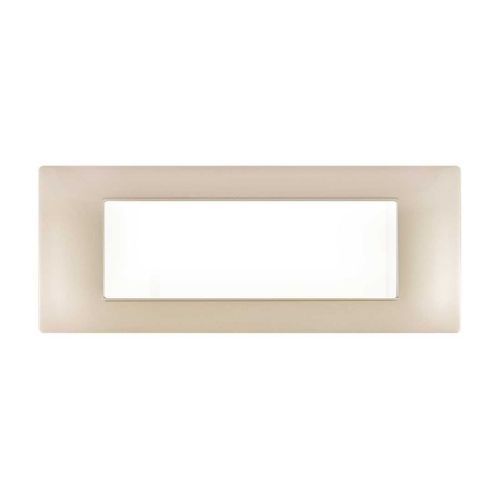 [6970597464537 - Placca 7P tecnopolimero VMR-PLN champagne] M6007-13