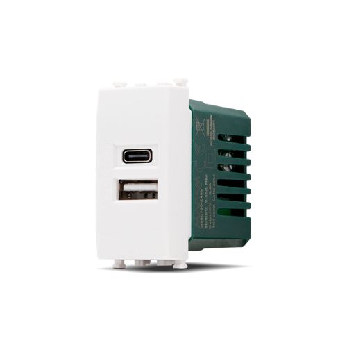[Presa USB A+C VMR-PLN bianco] 633B