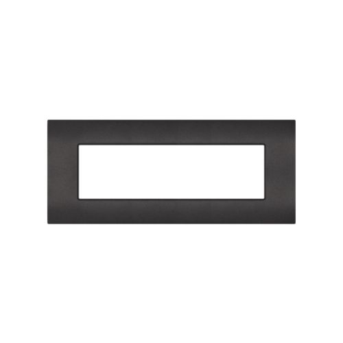 [Placca 7P tecnopolimero VMR-ARKE nero] R9007-2