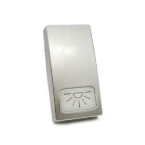 [Cover pulsante luce INT-LGT argento] 871A