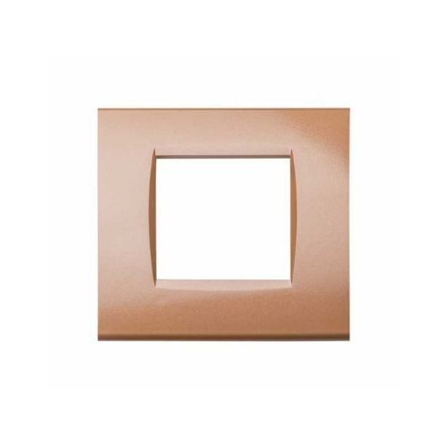 [6970597464810 - Placca 2P tecnopolimero INT-LGT arancio] 8002-16