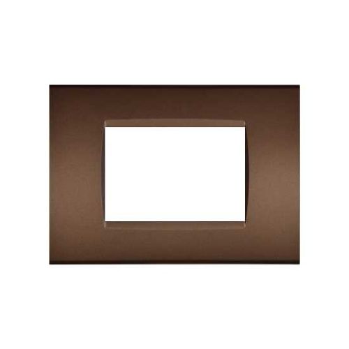 [6970597461956/0793541330261 - Placca 3P tecnopolimero INT-LGT bronzo] 8003-14