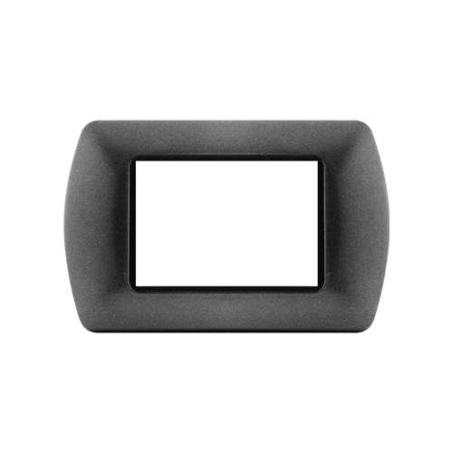 [6970311020155 - Placca 3P metallo INT-LGT antracite] 8803-26