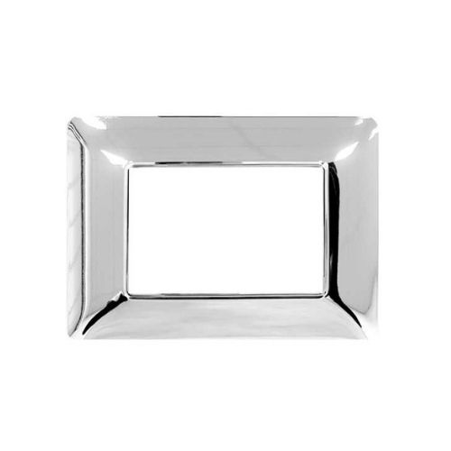 [6970311027154 - Placca 3P tecnopolimero MTX argento cromato] M8003-04