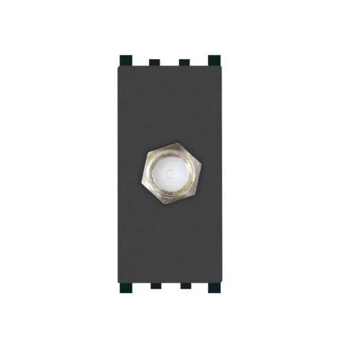 [6970597462380/0793541332364 - Presa SAt femmina diretta 1 modulo VMR-PLN nero] 625N