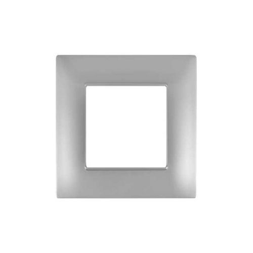 [Placca 2P tecnopolimero VMR-PLN argento] M6002-09