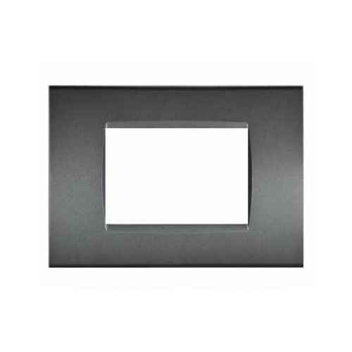 [Placca 3P tecnopolimero INT-LGT grigio scuro] 8003-08