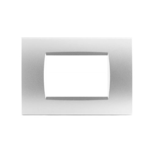 [Placca 3P tecnopolimero INT-LGT argento] 8003-09