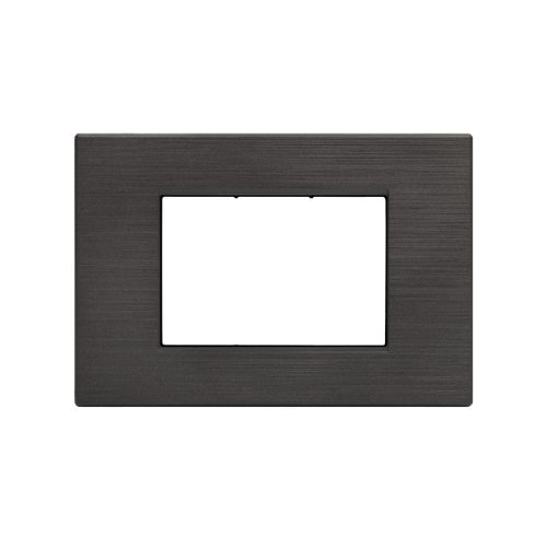 [Placca 7P tecnopolimero spazzolato VMR-PLN antracite] M6004SL-24