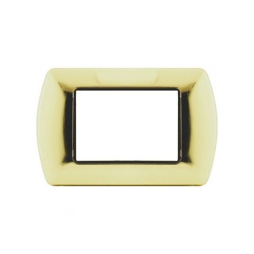 [6970311029844 - Placca 3P metallo INT-LGT oro] 8803-03
